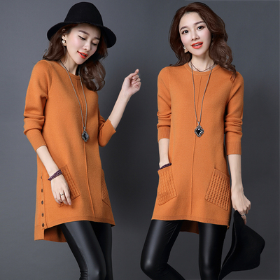 秋冬新宠 韩版宽松羊毛衫——大码针织连衣裙的多重魅力